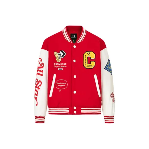 Конверс x GLADEE Бейсбольная куртка All Star Конверс Красный Дети Возраст 3-7 лет