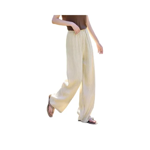 XWI Экрю Женские Повседневные Брюки