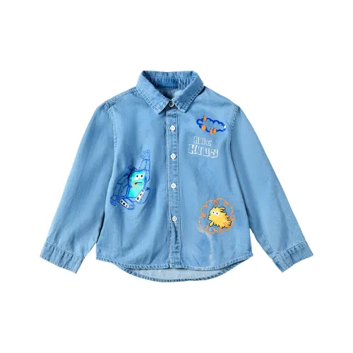 ABC KIDS Рубашка Светло-Синий Children Возраст 3-7 Лет