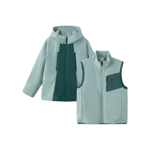 Asics Ветровка Urban Light Trend Зеленый Дети Возраст 3-7 лет