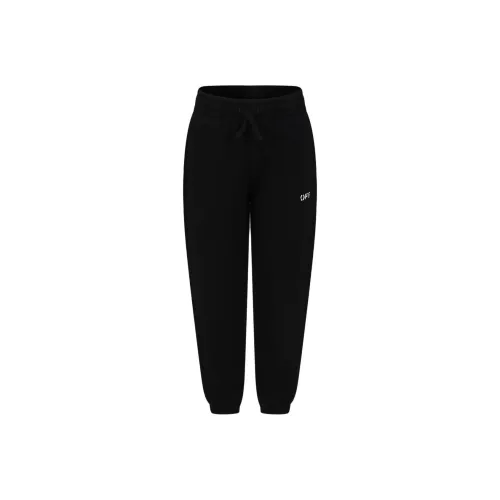 Off Белый Спортивные штаны Стандартные Детские Черные