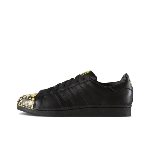 PHARRELL x adidas originals SUPERSTAR Low Топ Скейтборд Кроссовки Мужские Черные