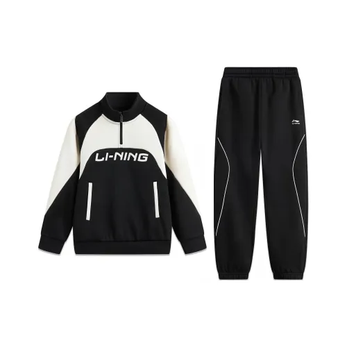 LINING YOUNG Sports Life Collection Повседневная спортивная одежда Черный Подростки