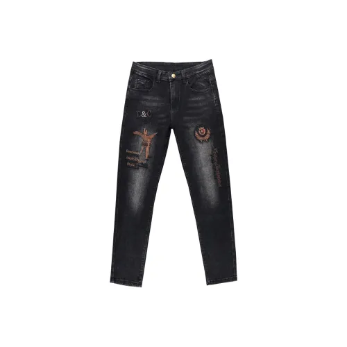 PRPK Черные Унисекс Джинсы