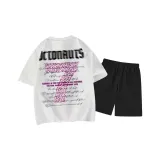 Фотиния Серый Топ Черные Штаны