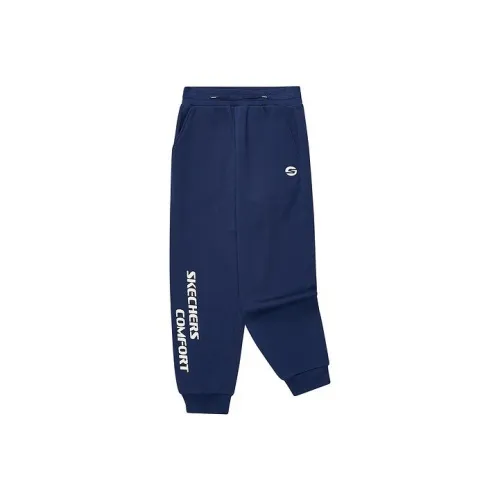 Skechers Kids Средневековый синий 007D Школьный возраст Спортивные брюки