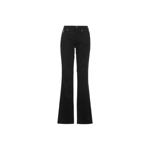 VERSACE JEANS COUTURE SS25 Джинсы Женские Черные