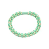 Резинка для волос "Twisted Fried Dough" с конфетным цветом, 1 пара (зеленая)