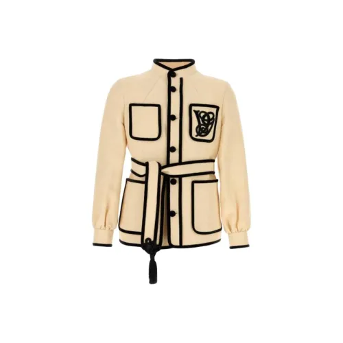 Valentino Куртки и Пальто Женские Песочно-Бежевые