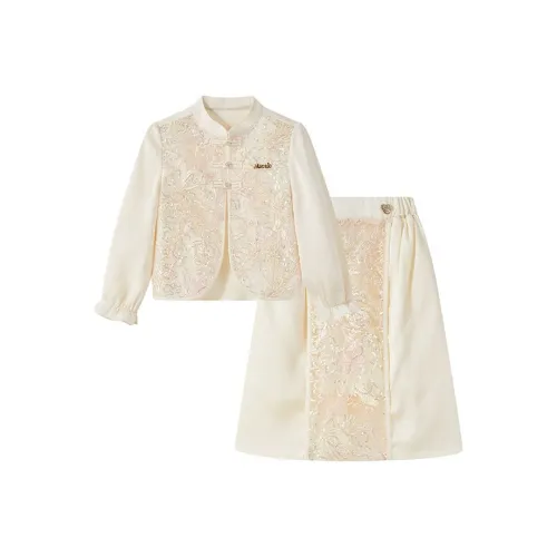 Детский комплект Disney с юбкой для детей 3-7 лет размер SS25 бежевый