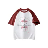 Белый & бордовый