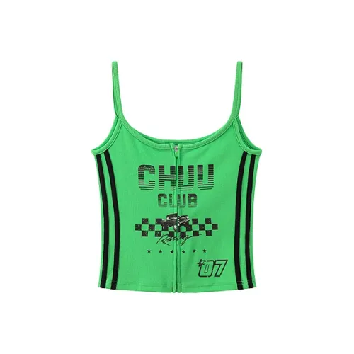 CHUU Лесной зеленый Женские майки