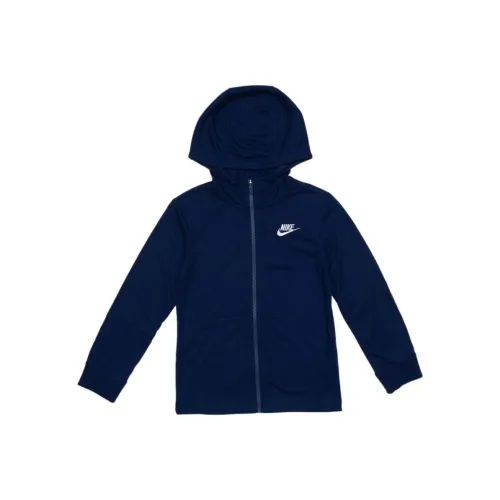 nike Куртки Пальто Синий Дети Возраст 3-7 Лет