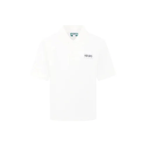 KENZO Белое Детское Поло