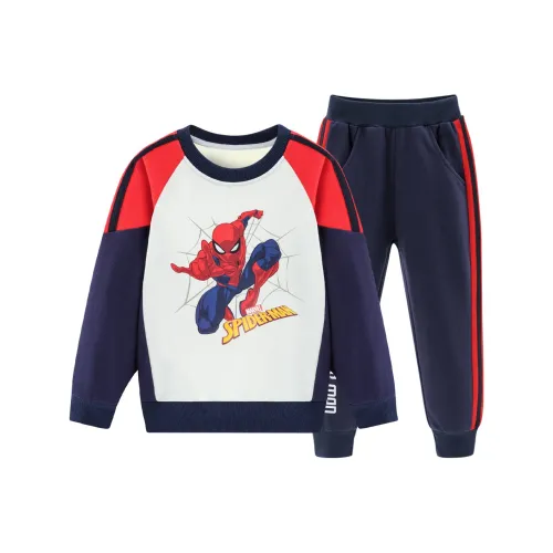 Disney Marvel Series Повседневная Спортивная Одежда Темно-Синий Дети Возраст 3-7 Лет