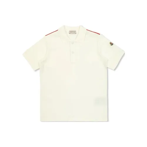 Moncler Экрю Kids Поло