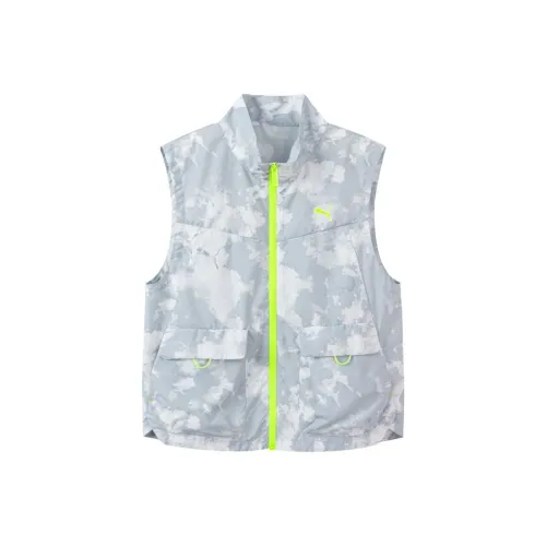 PUMA Жилет Performance Серый Белый Тон 00321 Детский