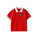 [Summer Short-Sleeved Polo] Красный