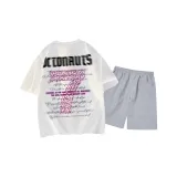 Белый топ, светло-серый низ