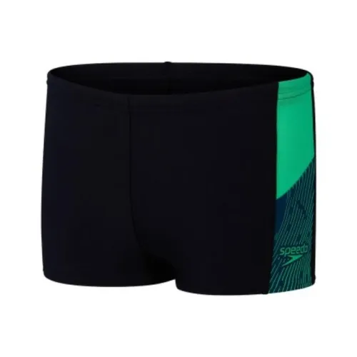 Speedo Детский купальник черно-зеленый для детей 3-7 лет