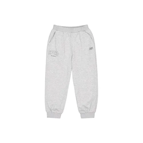 New Balance совместный бренд Тренировочные штаны NB для детей 3-7 лет Серый