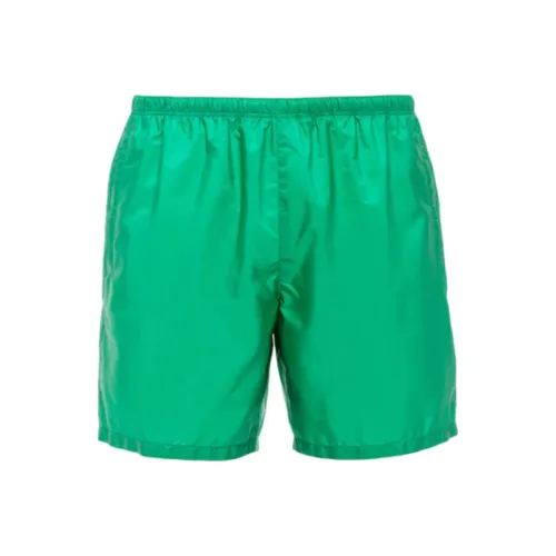 PRADA Зеленые Мужские Пляжные Шорты