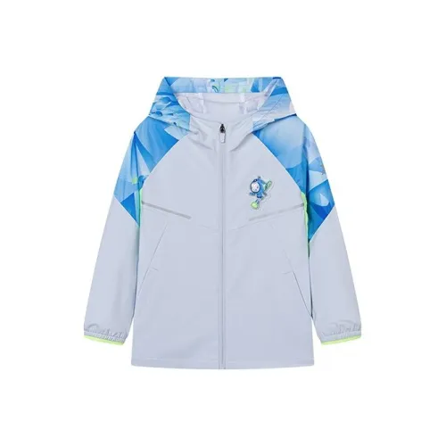 XTEP Куртка Статический Ледяной Синий Дети Возраст 3-7 Лет