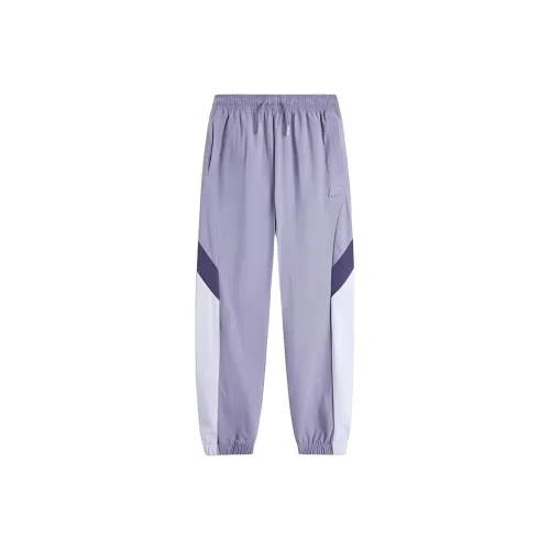 LINING YOUNG Sports Life Collection Умеренный Брюки Унисекс Подростки Свет Темно-фиолетовый