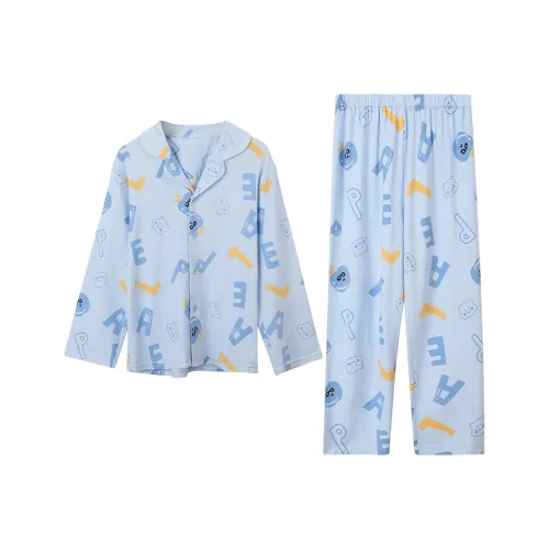 Red Bean Домашняя одежда Синий Подростки