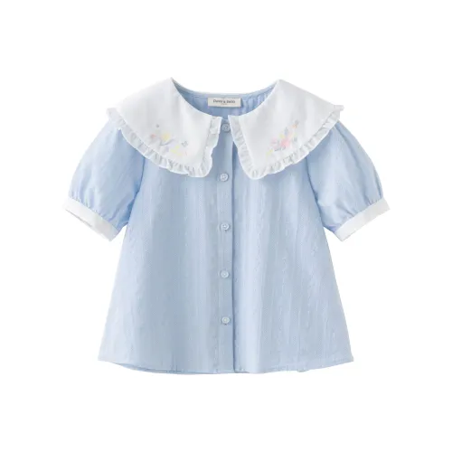 DAVE BELLA Рубашка для детей 3-7 лет винтажный синий