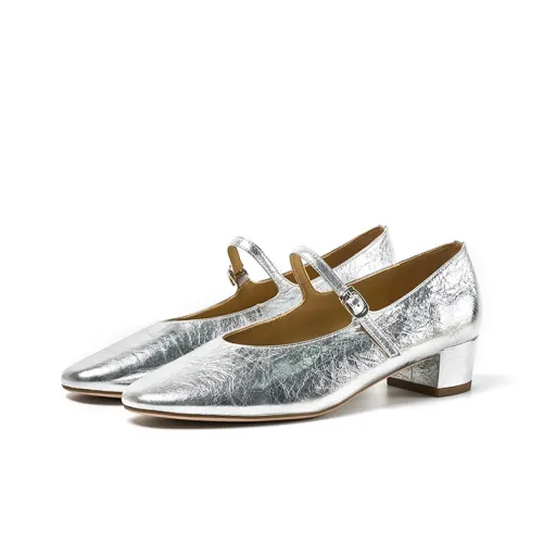 Faytobe Грубый каблук Мэри Джейн Женские туфли