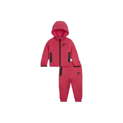 Nike Sportswear Tech Fleece Повседневная спортивная одежда Китайский астр Розовый для малышей и детей дошкольного возраста