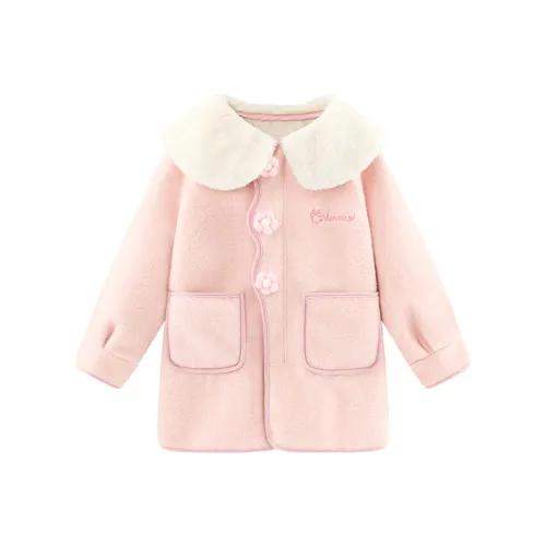 Disney Розовое Kids Шерстяное пальто
