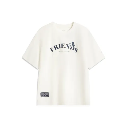 LINING Sports Life Collection Айвори Мужская Футболка