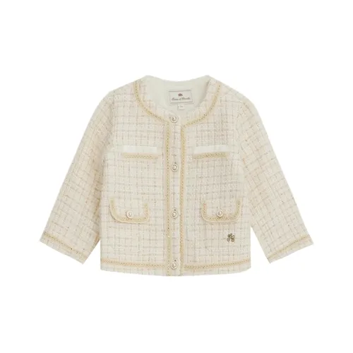 Tartine Et Chocolat Куртка FW24 Слоновая кость для детей в возрасте 3-7 лет