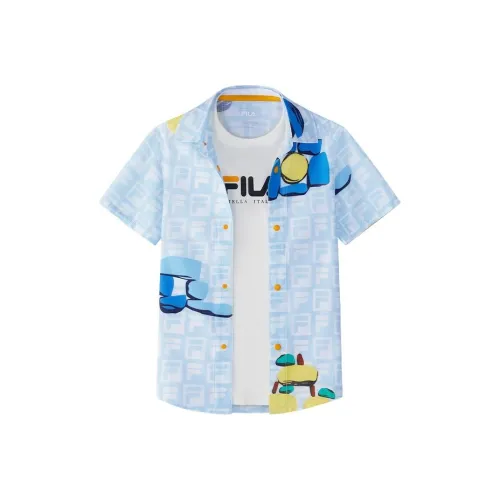 FILA KIDS x Tim Lahan Рубашка с принтом по всей поверхности