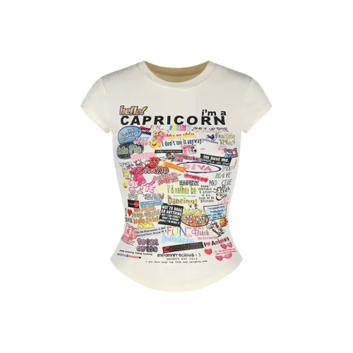 PLAY BUSH Абрикос Женские Футболки