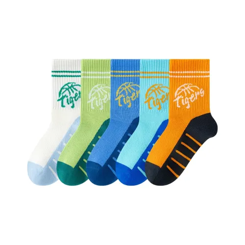 Caramella носки 5 пар смешанные цвета 5 пар для детей 3-7 лет