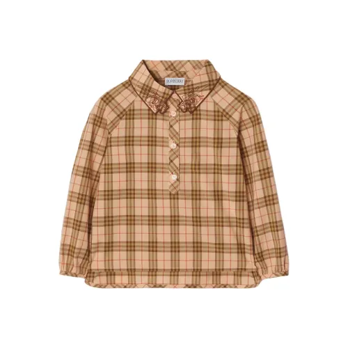 Burberry Хаки Kids Рубашки