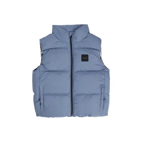 Hugo Boss Логотип Молнии Воротник-стойка Синий Детский