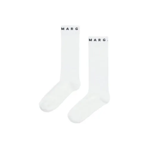 MM6 MAISON MARGIELA FW24 Носки 1 Пачка Белые Детские