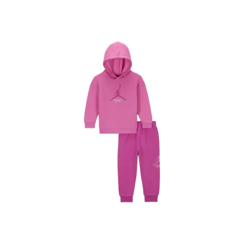 Jordan MJ Baseline Повседневная спортивная одежда Пламя Розовый Infant And Toddler