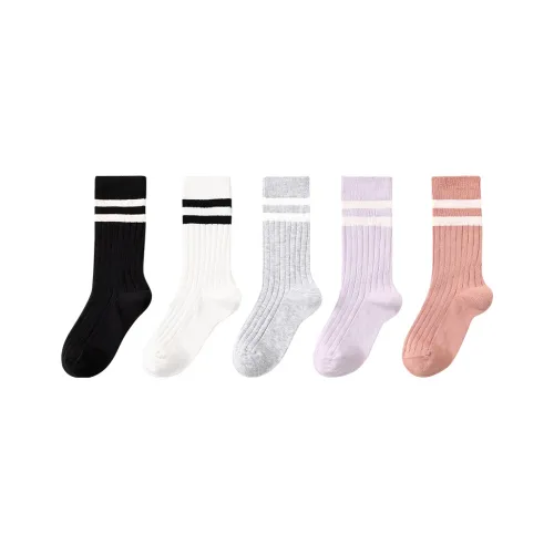 JIUSUIBAN Носки 5 пар Многоцветный Дети Возраст 3-7 лет