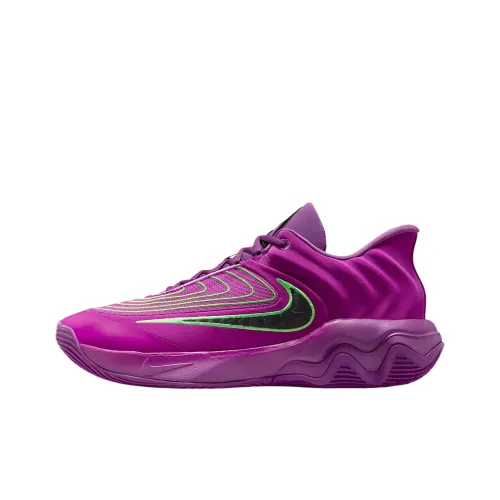 Nike Yannis Immortality Low Топ Баскетбольные кроссовки Мужской Фиолетовый