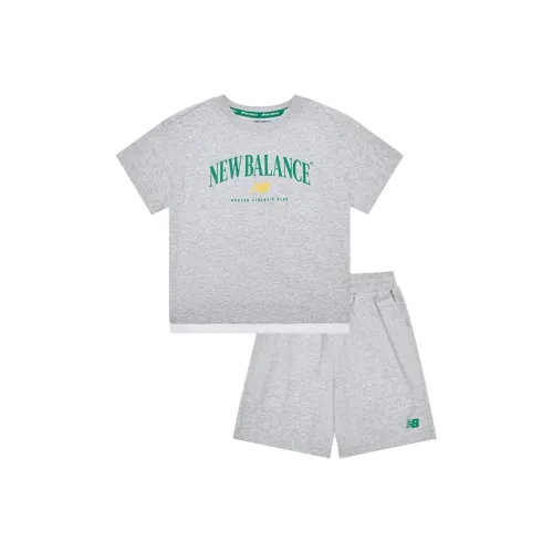 New Balance Повседневная спортивная одежда Светло-серый для детей 3-7 лет
