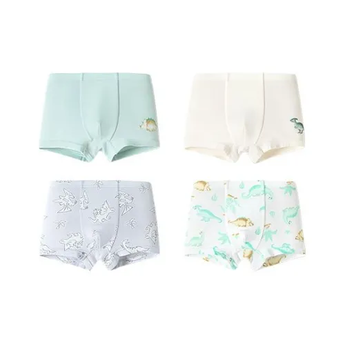 BALABALA Трусы 4 шт. Зеленый Белый Оттенок 0034 Дети Возраст 3-7 лет