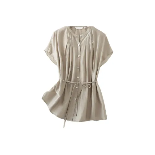 IHIMI SS24 Рубашка Женская Абрикос