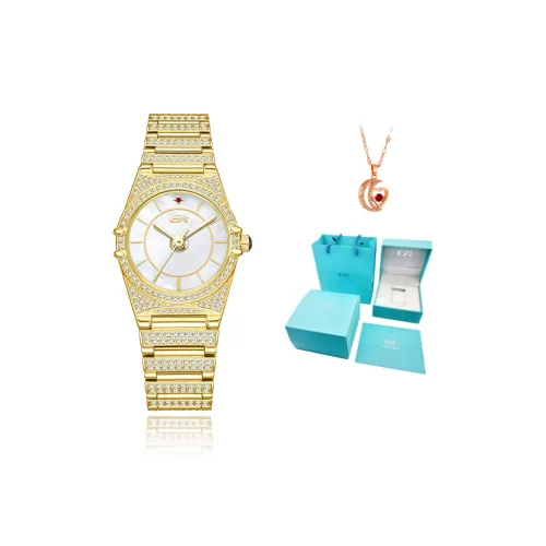 EA Кварцевый механизм, женские часы, 28 мм, жемчужная раковина, цвет