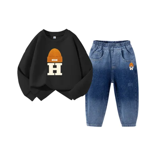 La Chapelle Kids Повседневная спортивная одежда Черный+Синий Подростки