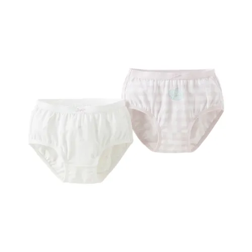 DAVE BELLA SS25 Трусы 2 упаковки 2 упаковки Фиолетовый + Белый Для детей 3-7 лет